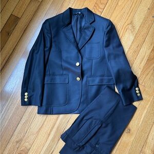 Brooks Brothers Navy Kids Matching Set with Gold Buttons